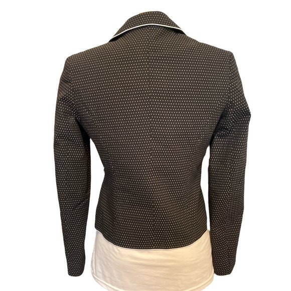 TOGO Blazer Polka Dot Sz 8 Cotton Fully Lined Jacket - Picture 6 of 8